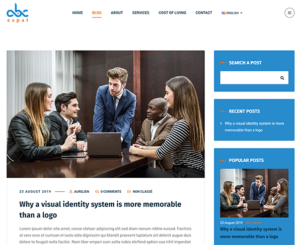 exemple création Wordpress