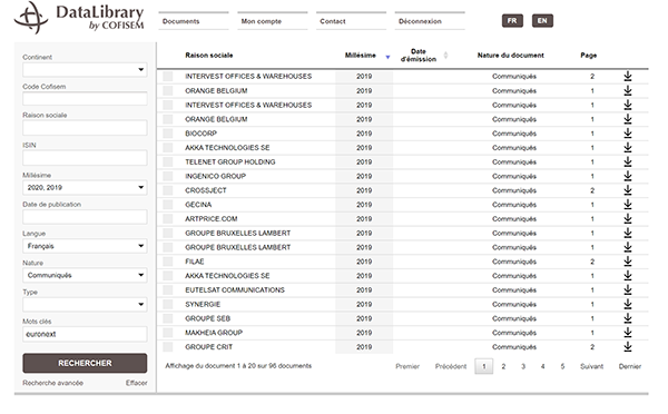 exemple application Web de recherche documentaire